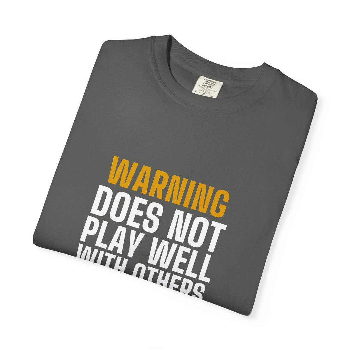 Warning Label men's tee - funny gym shirt by DoD Fitness