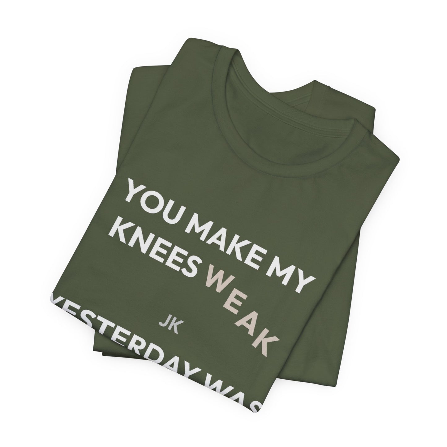 DoD Fitness - Knees Weak Tee