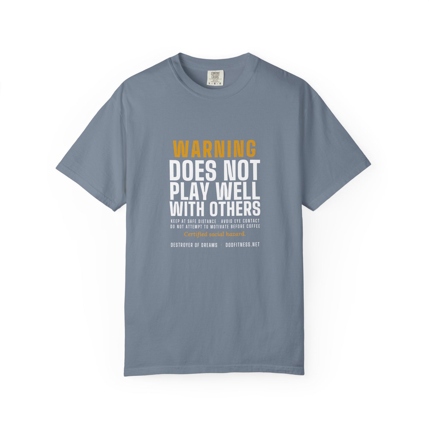 DoD Fitness - Warning Label Men's Tee