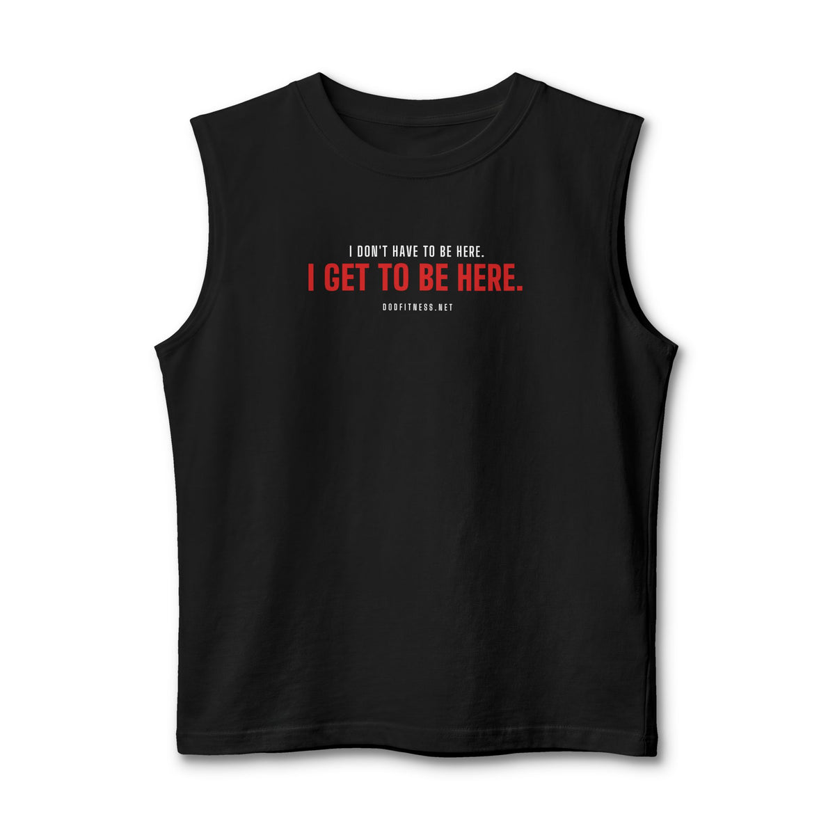 Have Get stringer tank in Black - funny gym tank by DoD Fitness