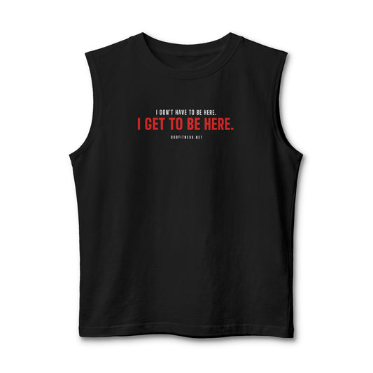 Have Get stringer tank in Black - funny gym tank by DoD Fitness