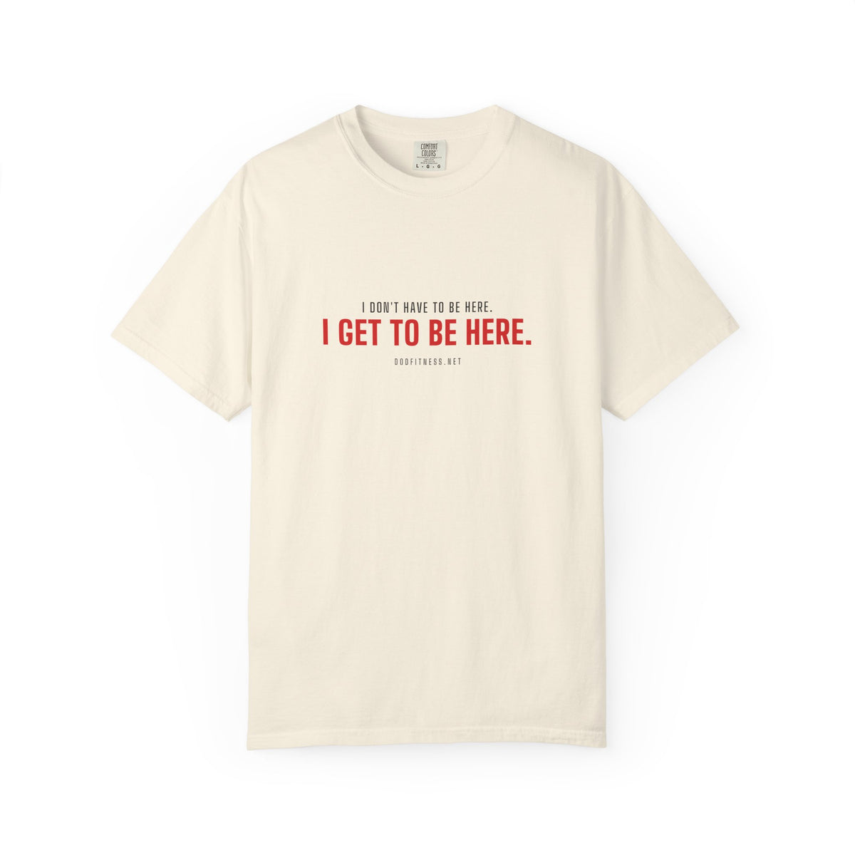 Have Get men's tee in Ivory - funny gym shirt by DoD Fitness