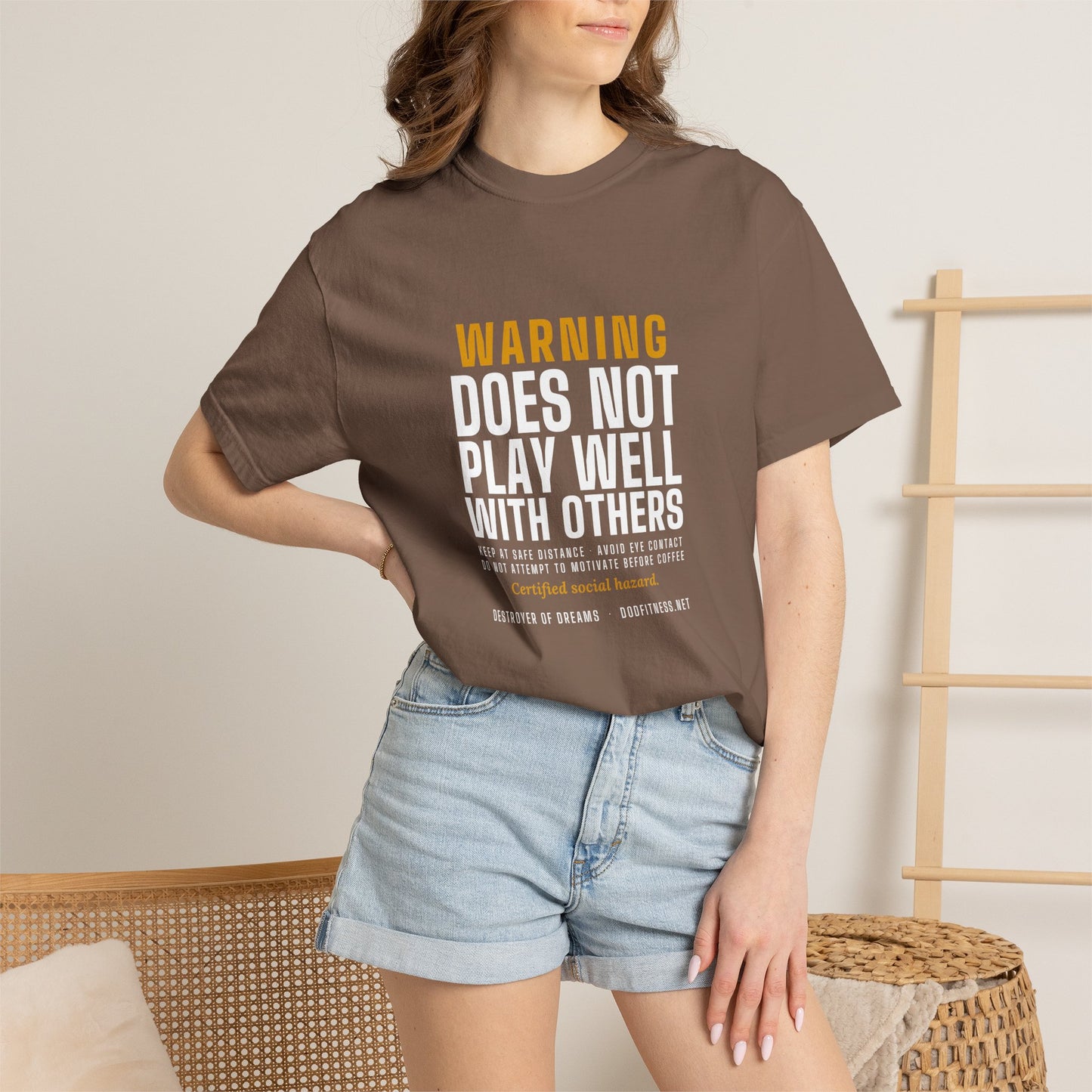 DoD Fitness - Warning Label Men's Tee