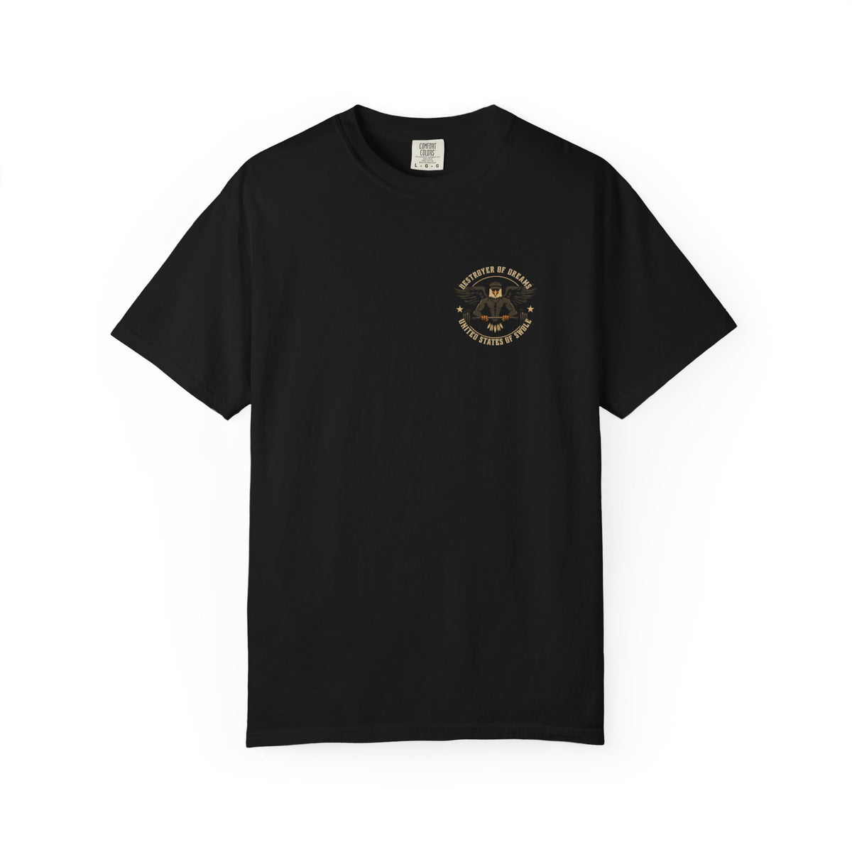 United We Serve - Military men's tee in Black - funny gym shirt by DoD Fitness