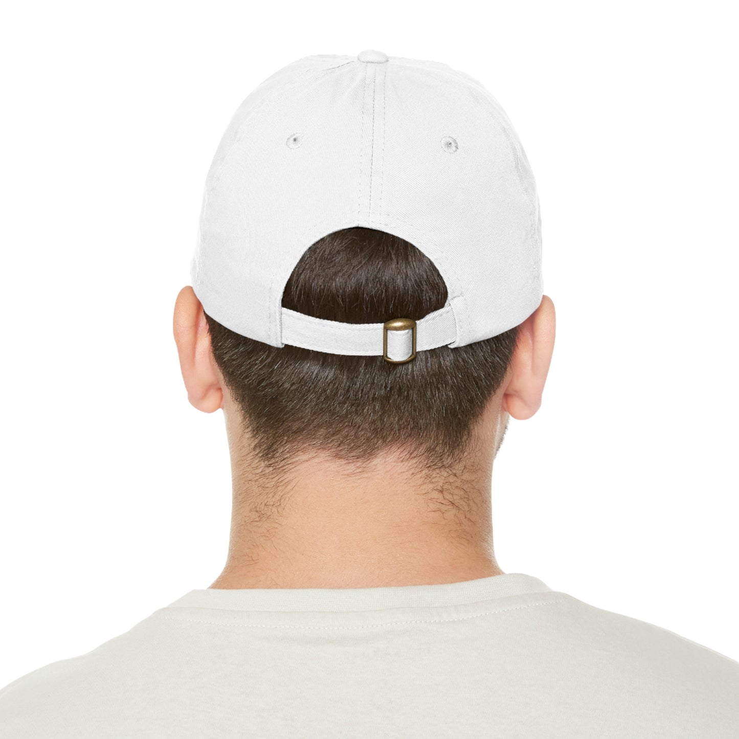 DOD Dad Hat with Leather Patch (Round)