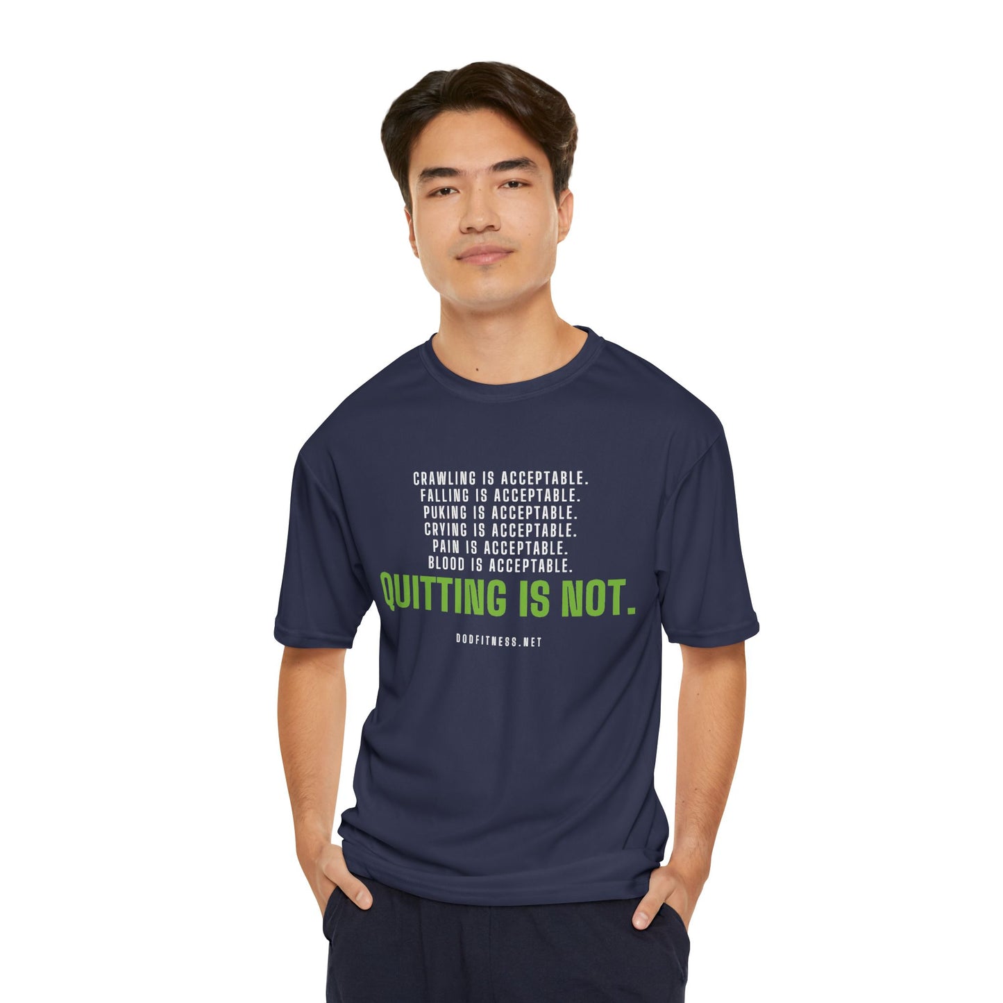 DoD Fitness - Quitting Is Not Moisture Wicking