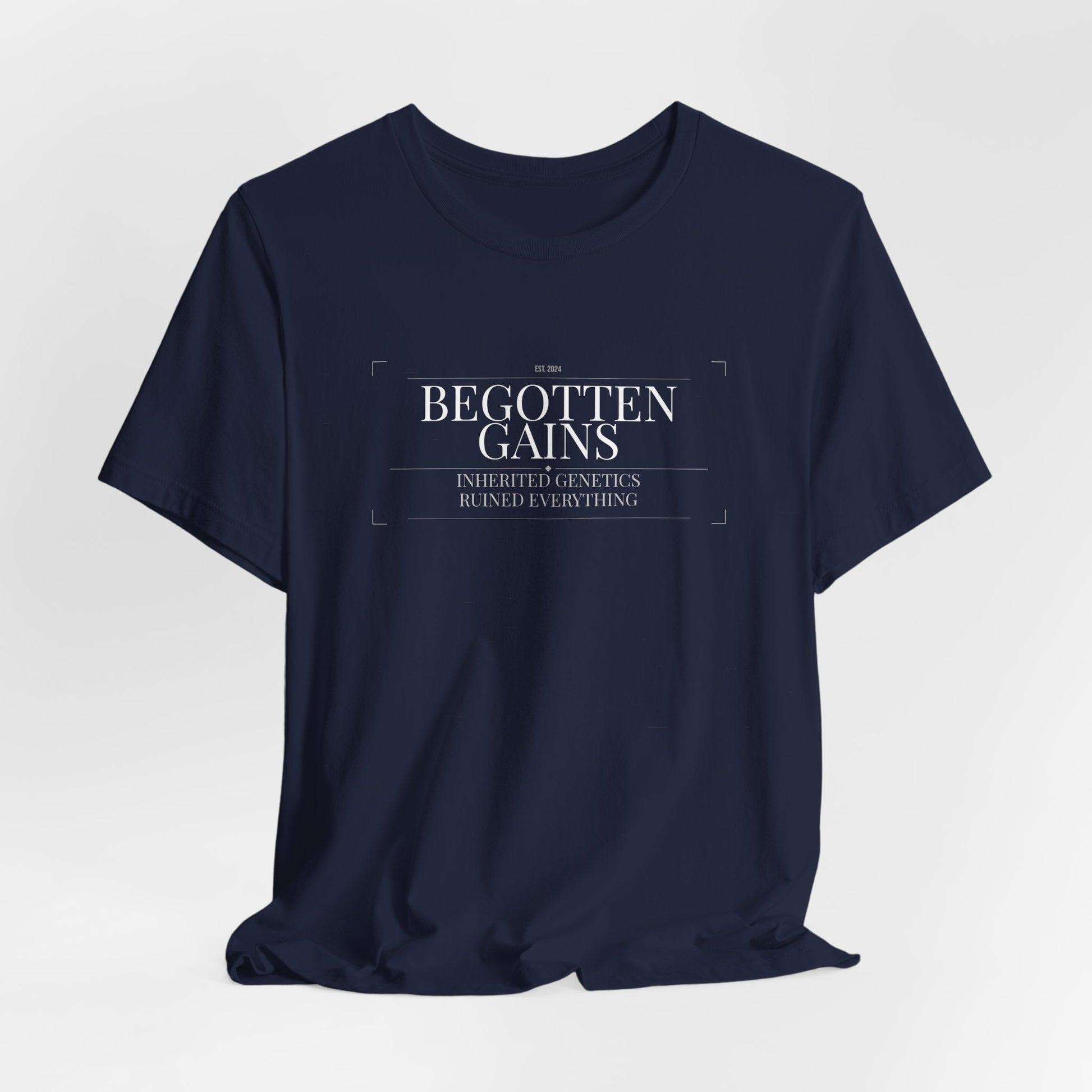 Begotten Gains - Iron Devotion men's tee - funny gym shirt by DoD Fitness