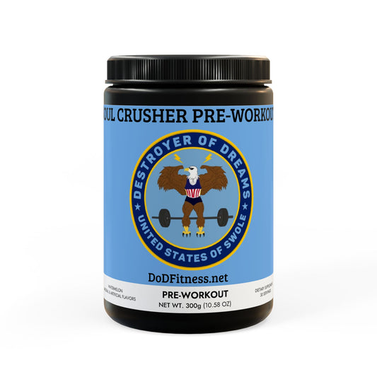 DoD (SOUL CRUSHER) Fitness Pre-workout Supplement, Watermelon (300g, 10.58oz)