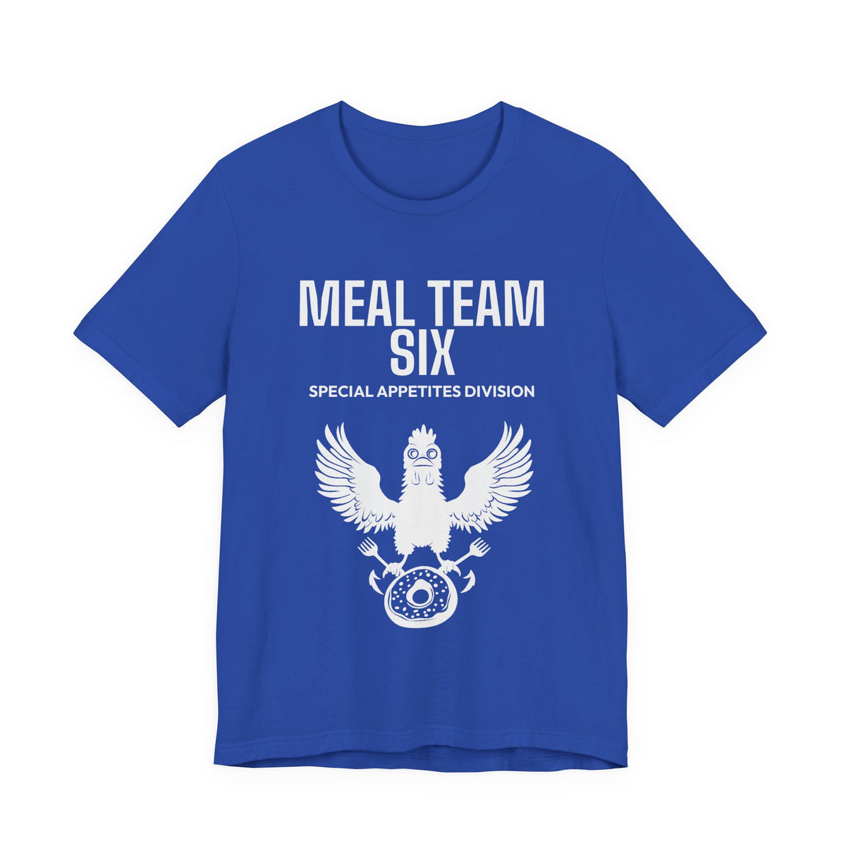 Meal Team Six tee in True Royal - funny gym shirt by DoD Fitness
