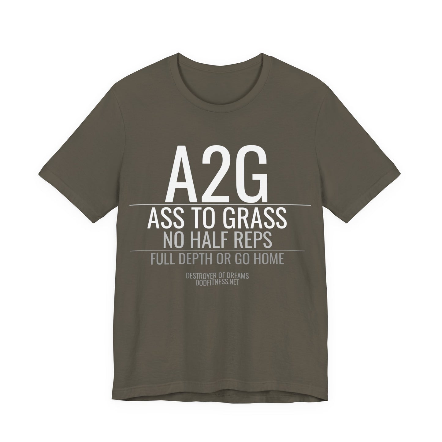 DoD Fitness - A2G - No Half Reps Men's Tee