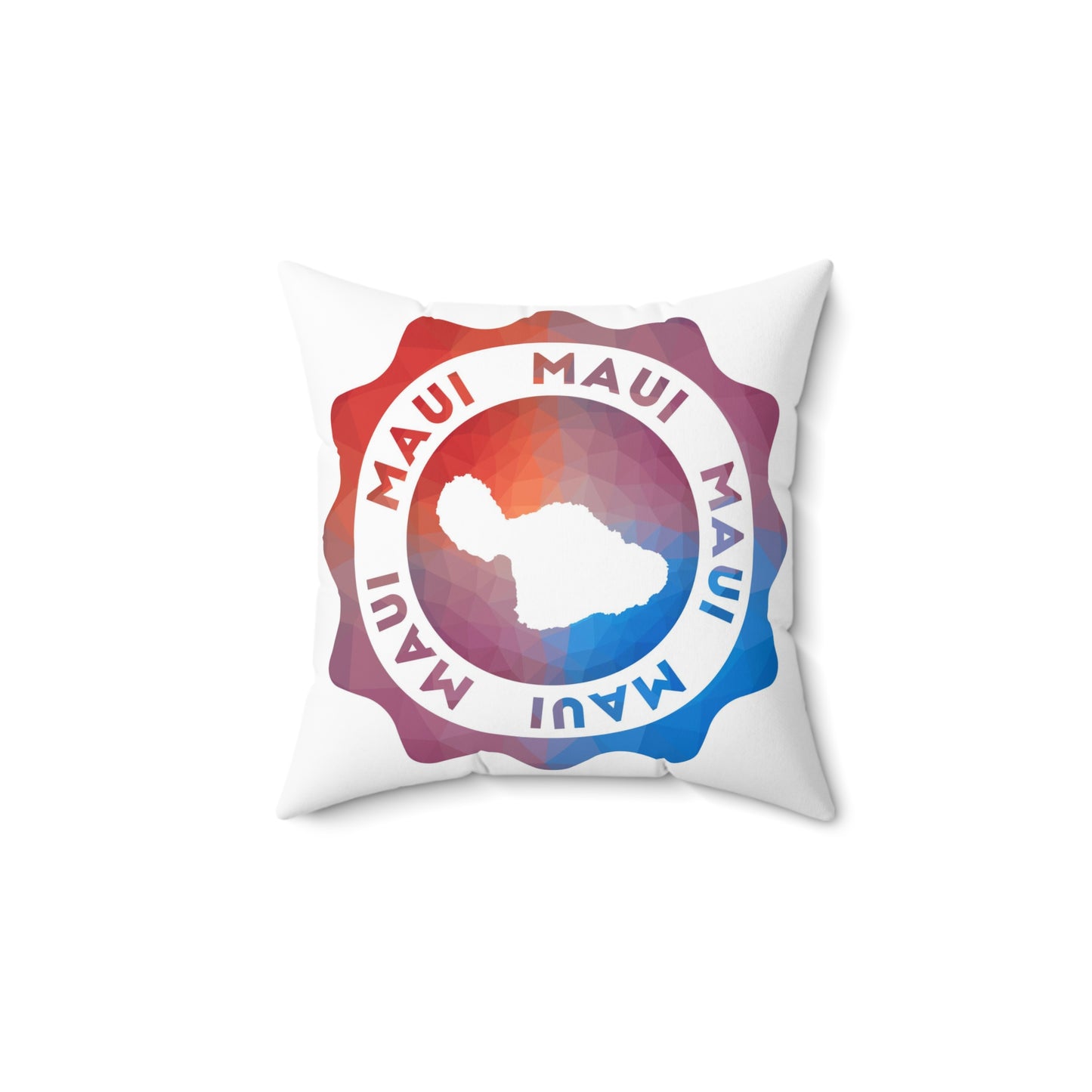 Maui Spun Polyester Square Pillow