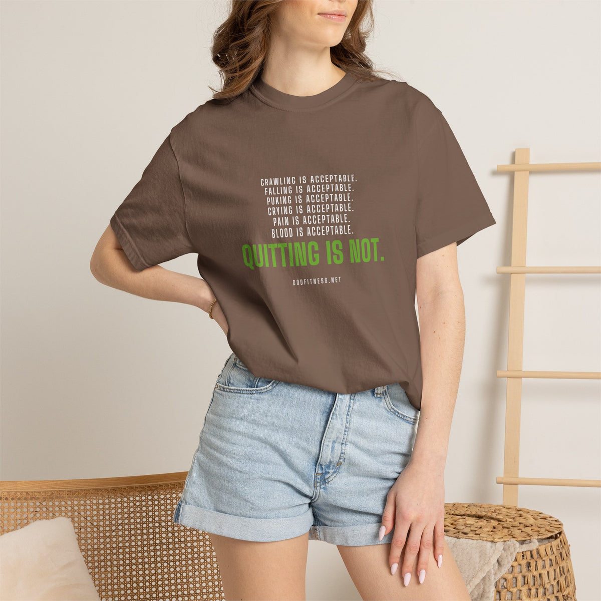 DoD Fitness - Quitting Is Not Men's Tee