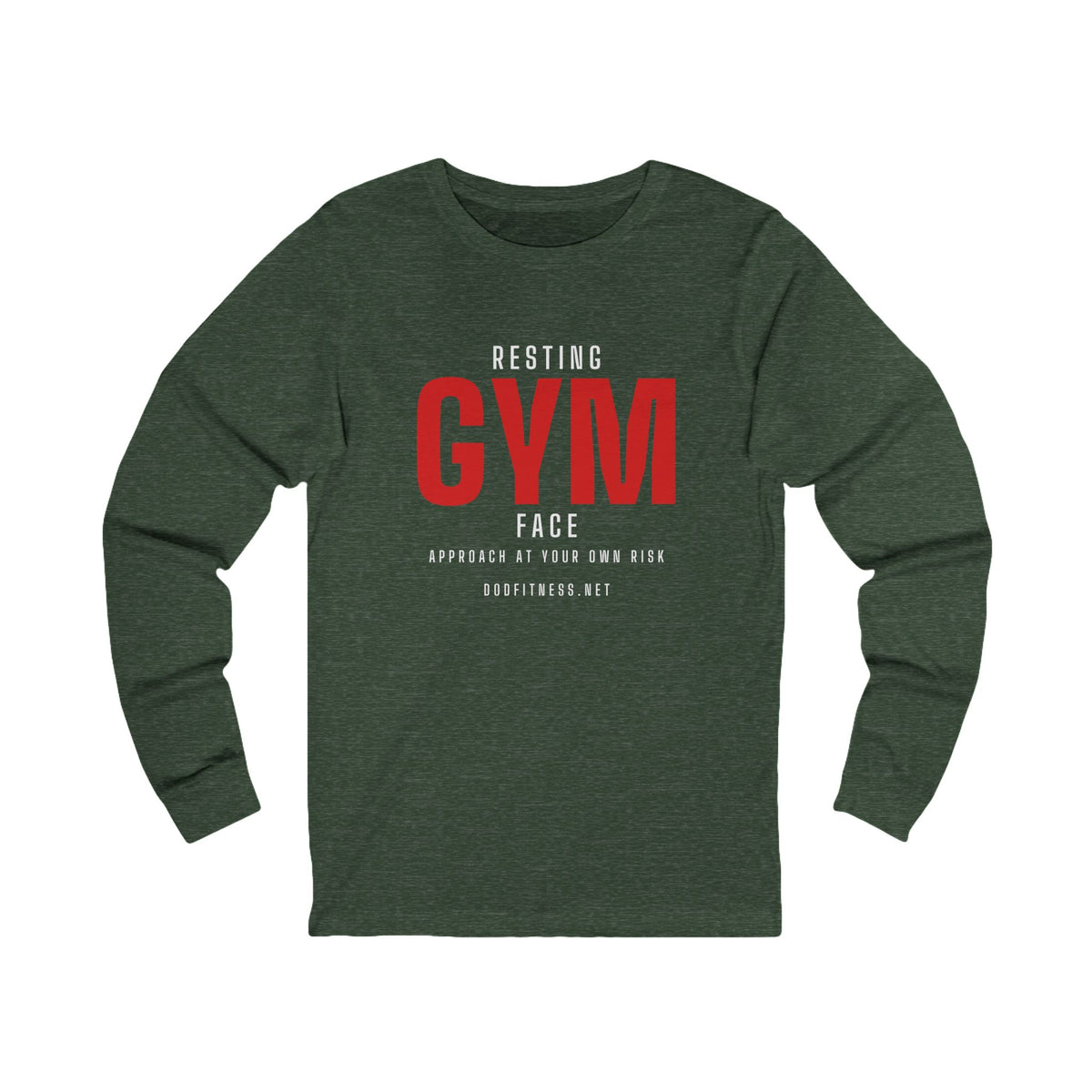 DoD Fitness - Resting Gym Face Long Sleeve