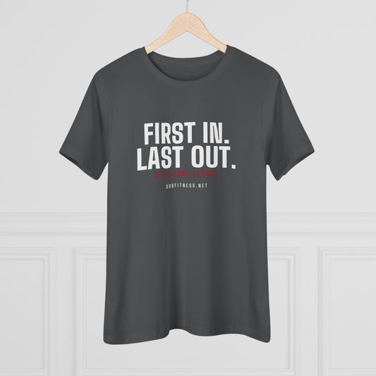 DoD Fitness - First In Last Out Women's Tee