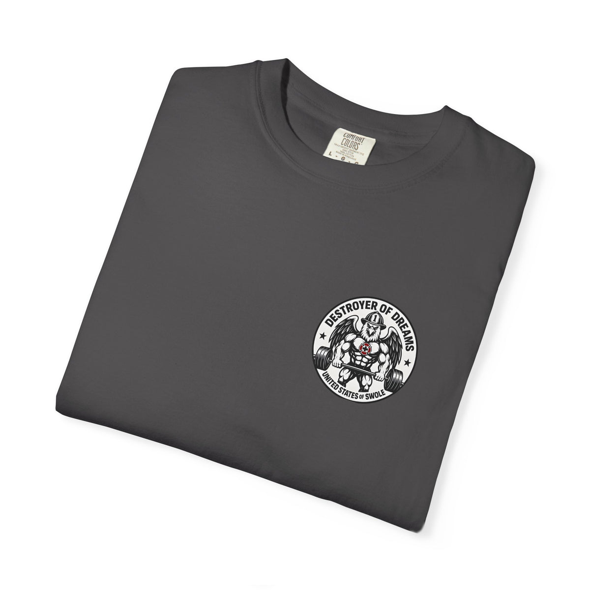 Thin Red Line men's tee - funny gym shirt by DoD Fitness