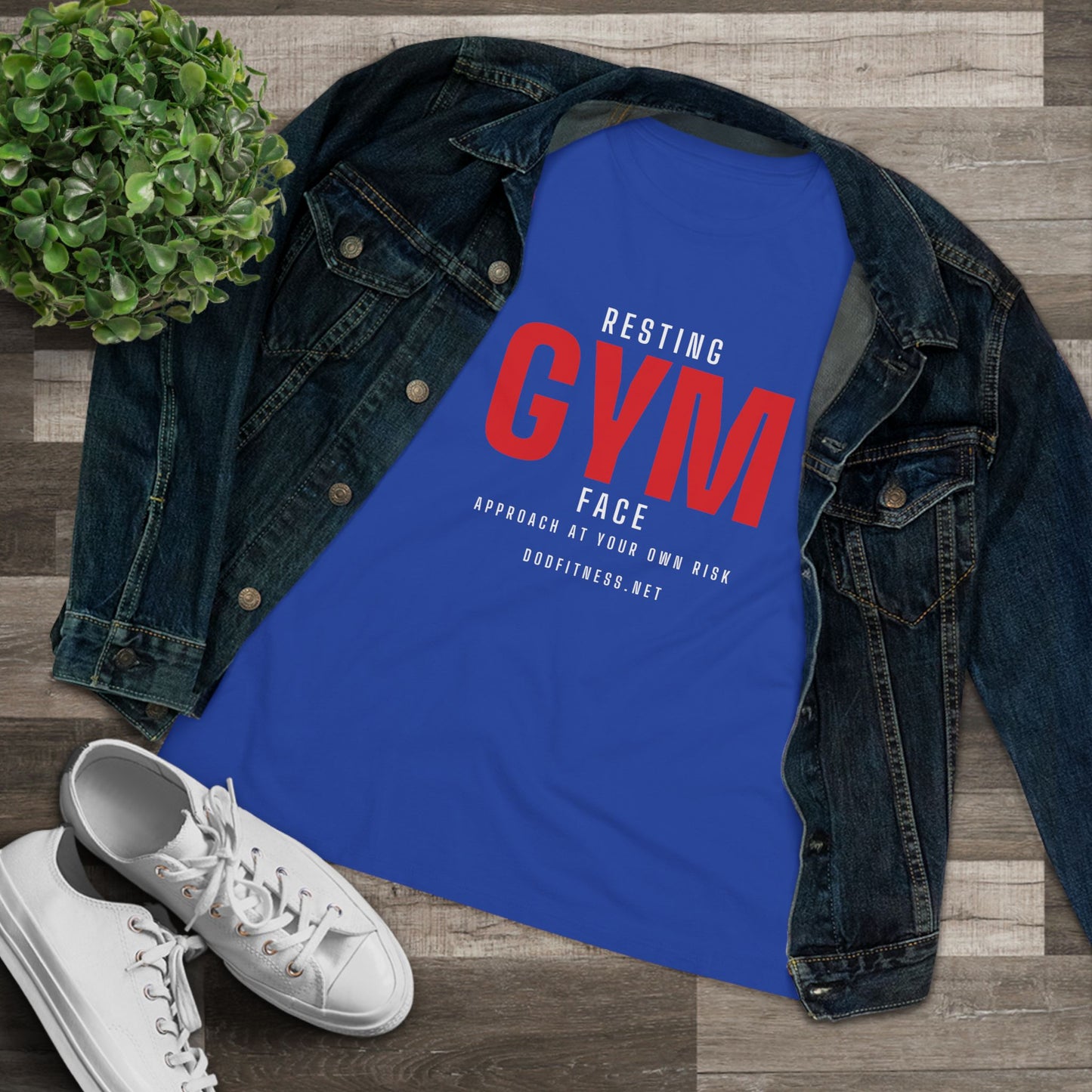 DoD Fitness - Resting Gym Face Women's Tee