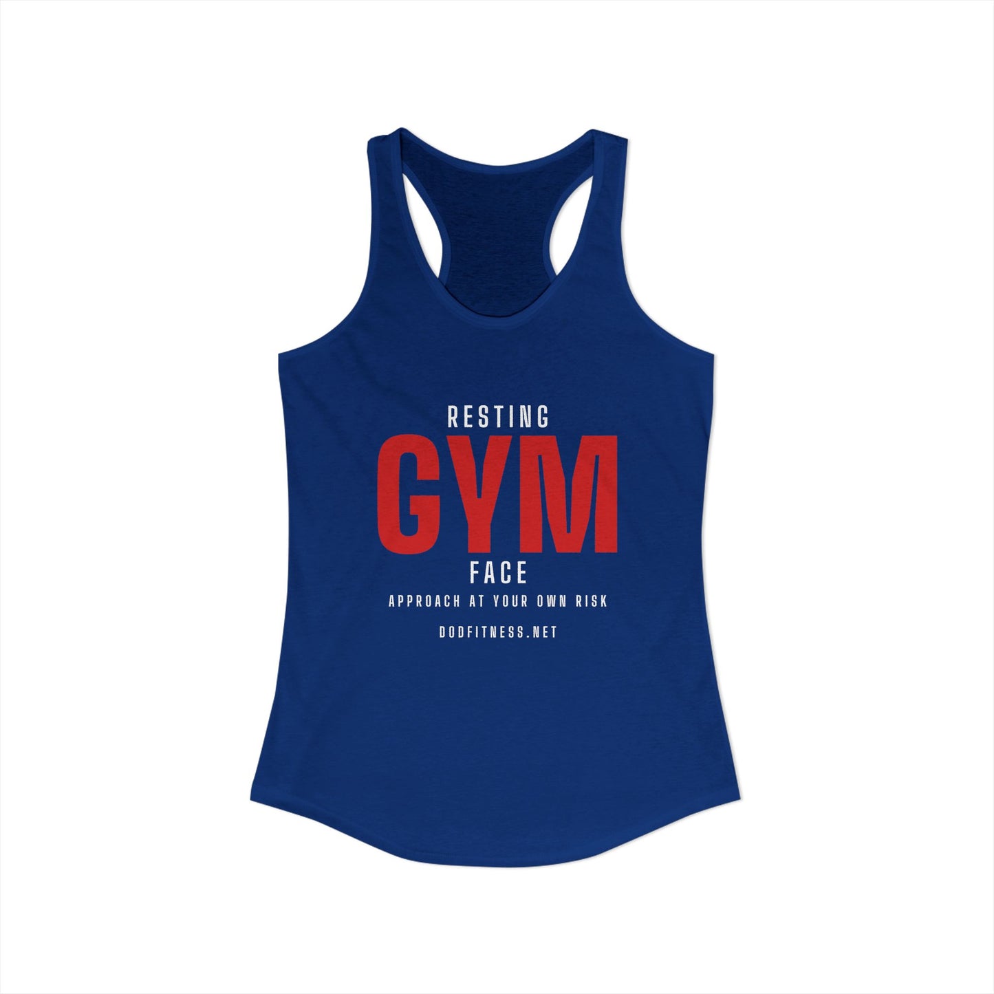 DoD Fitness - Resting Gym Face Women's Tank
