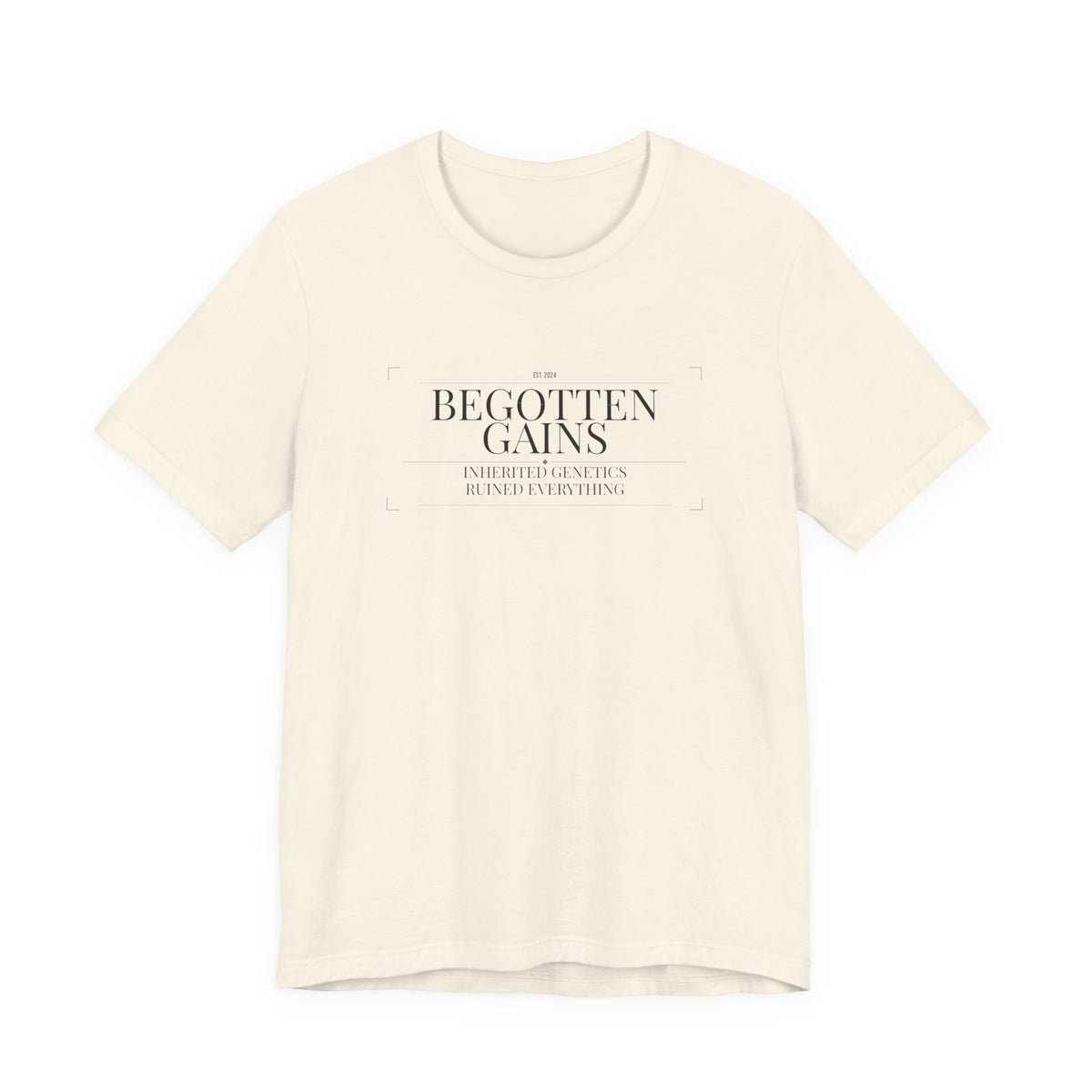 Begotten Gains - Iron Devotion men's tee - funny gym shirt by DoD Fitness