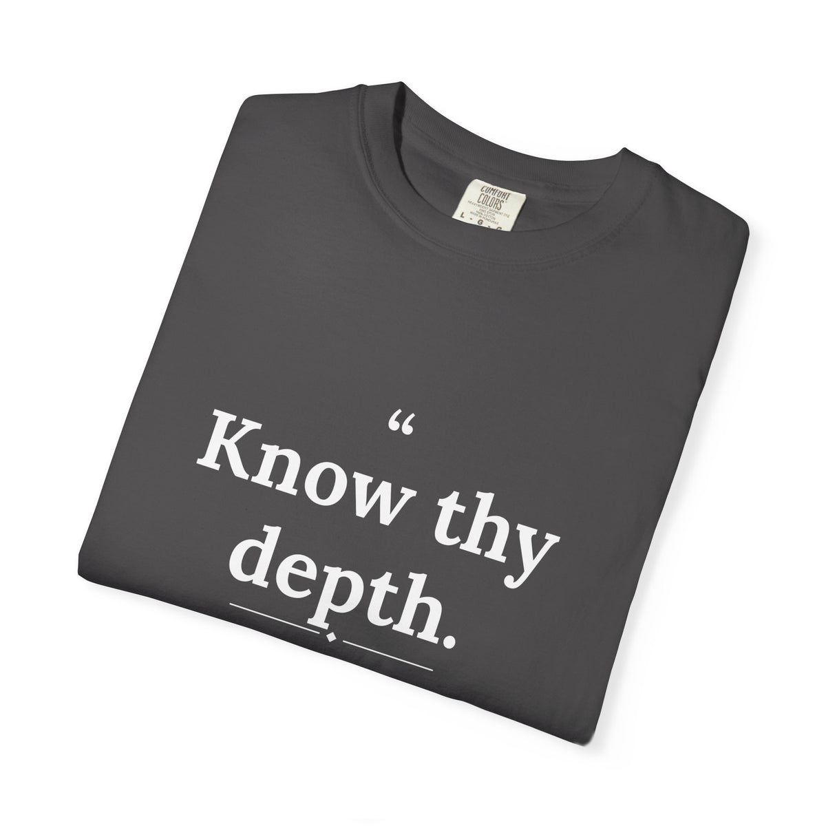 Assticles - Know Thy Depth men's tee - funny gym shirt by DoD Fitness