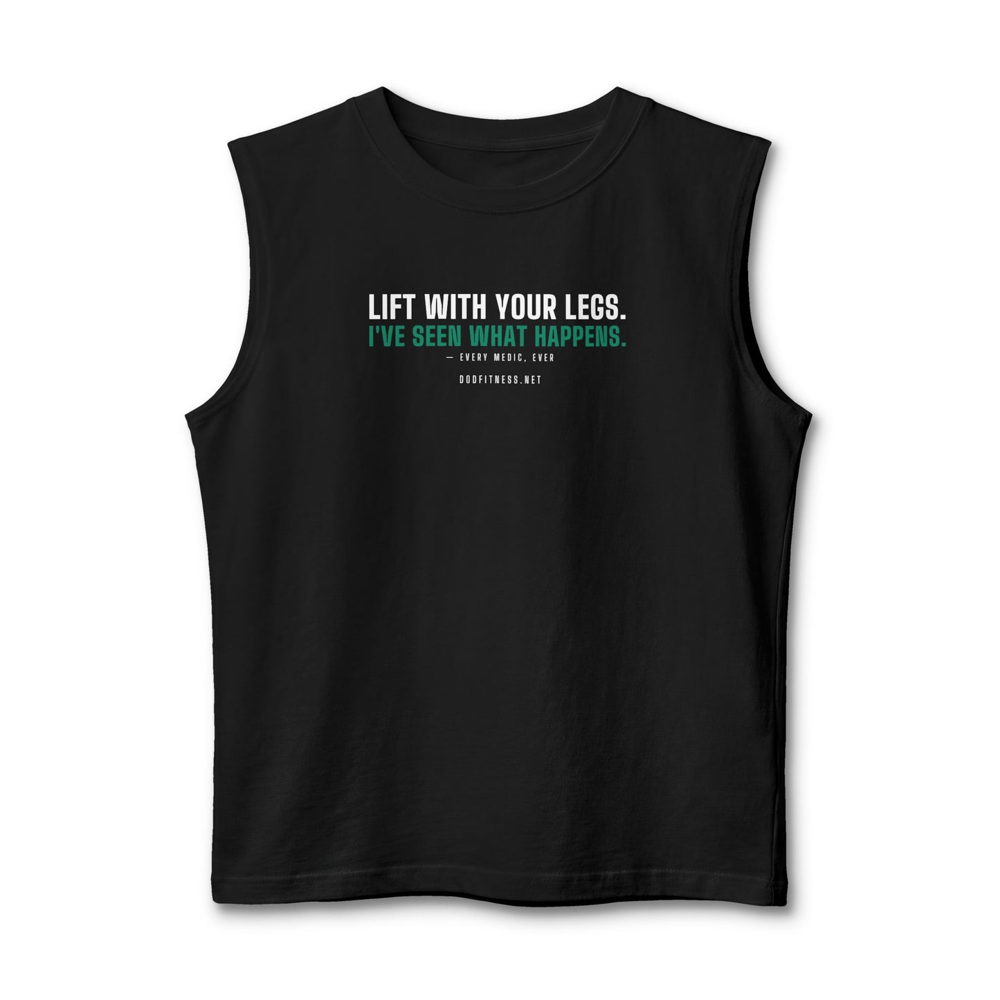 DoD Fitness - Lift With Your Legs Stringer Tank