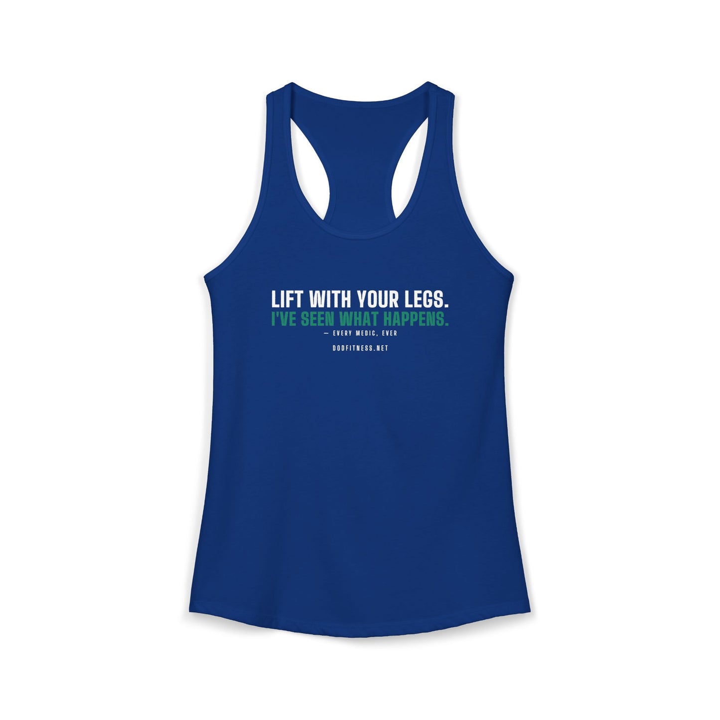 DoD Fitness - Lift With Your Legs Women's Tank