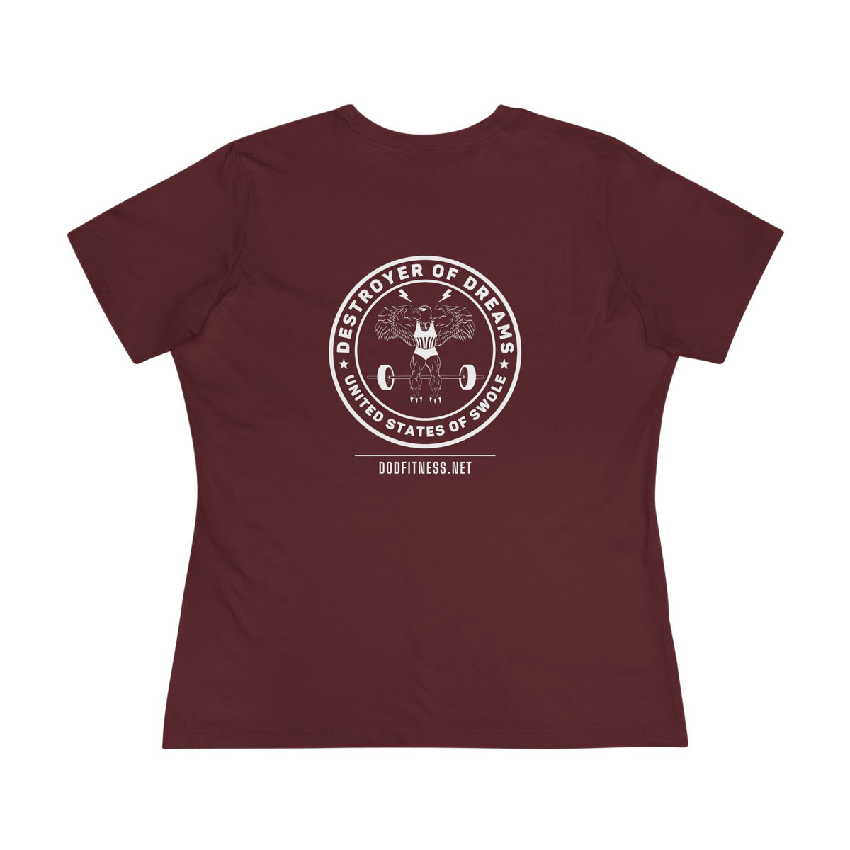 Warning Label women's tee - funny gym shirt by DoD Fitness