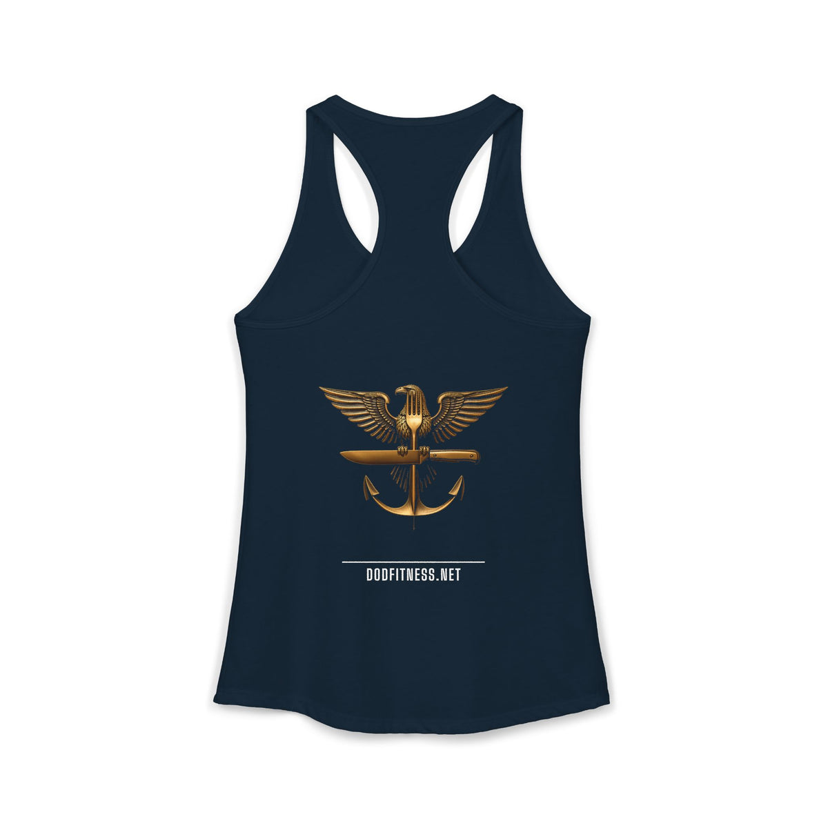 MEAL Team 6 - Operation: Cheat Day women's racerback tank - funny gym tank by DoD Fitness