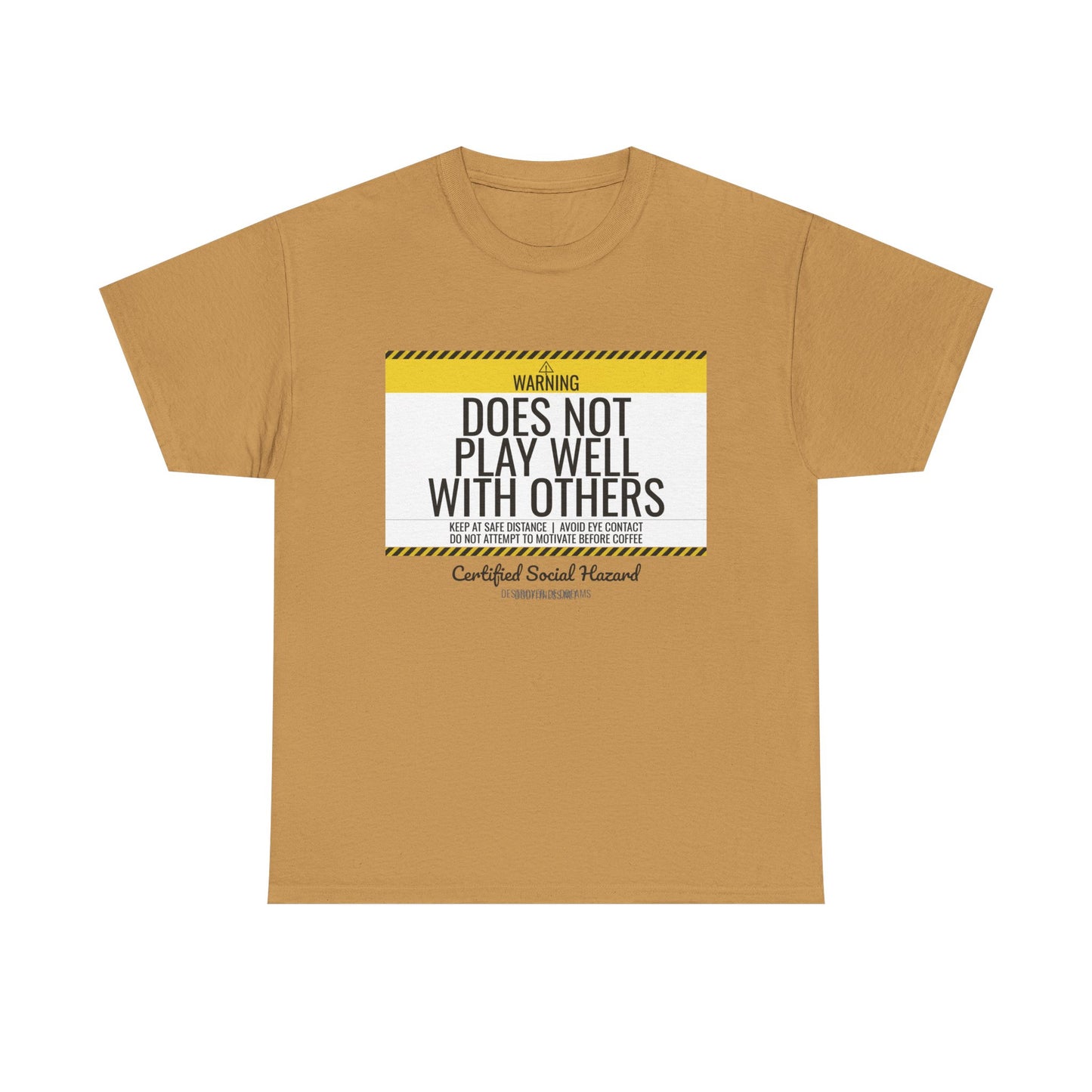 DoD Fitness - Warning Label Women's Tee