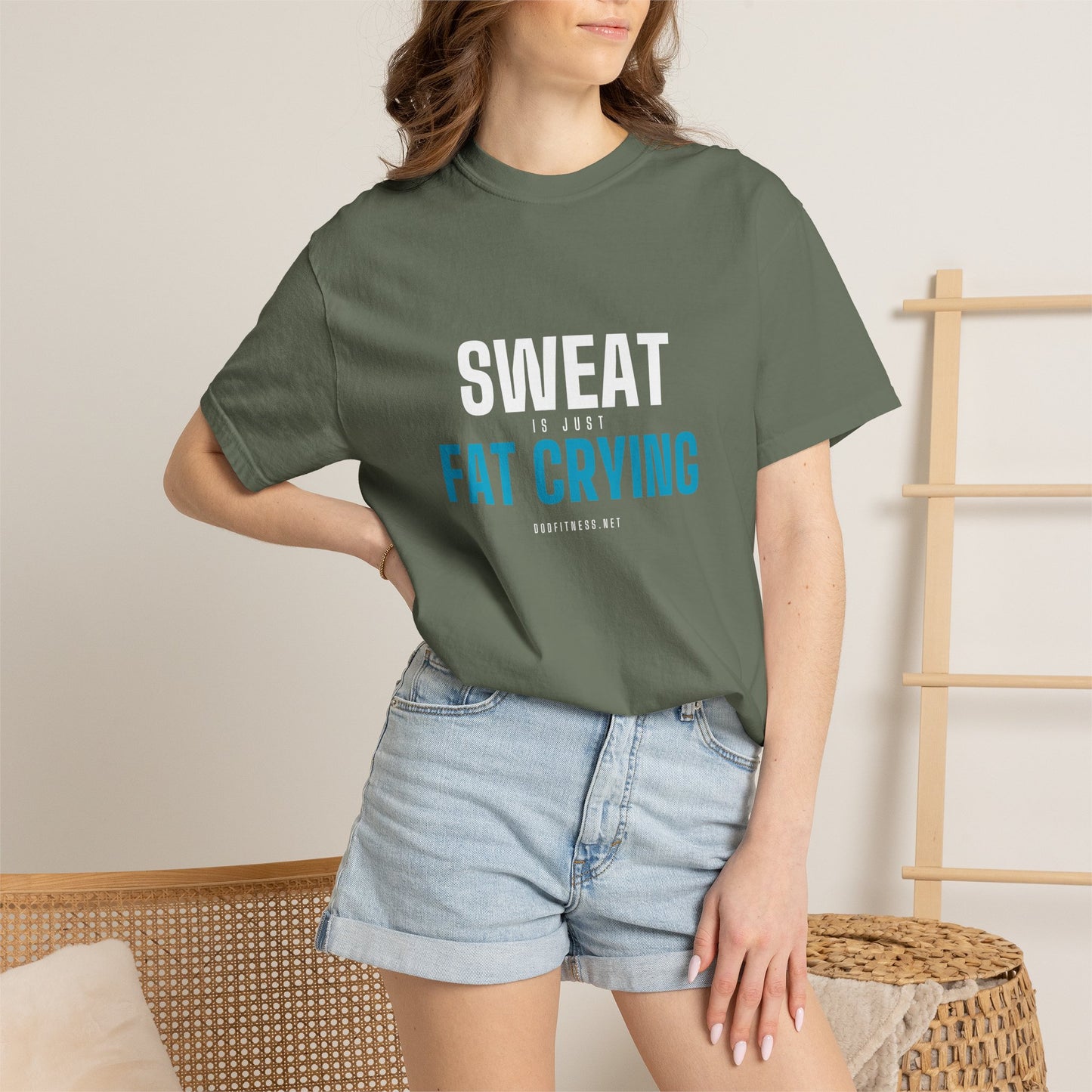 DoD Fitness - Fat Crying Frown Men's Tee