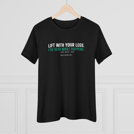 DoD Fitness - Lift With Your Legs Women's Tee