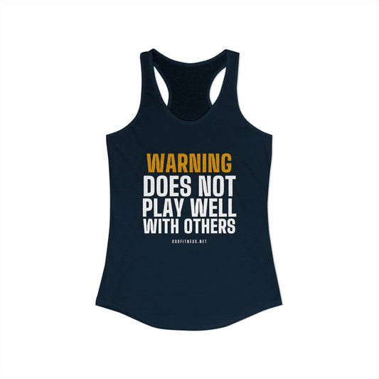 DoD Fitness - Warning Label Women's Tank