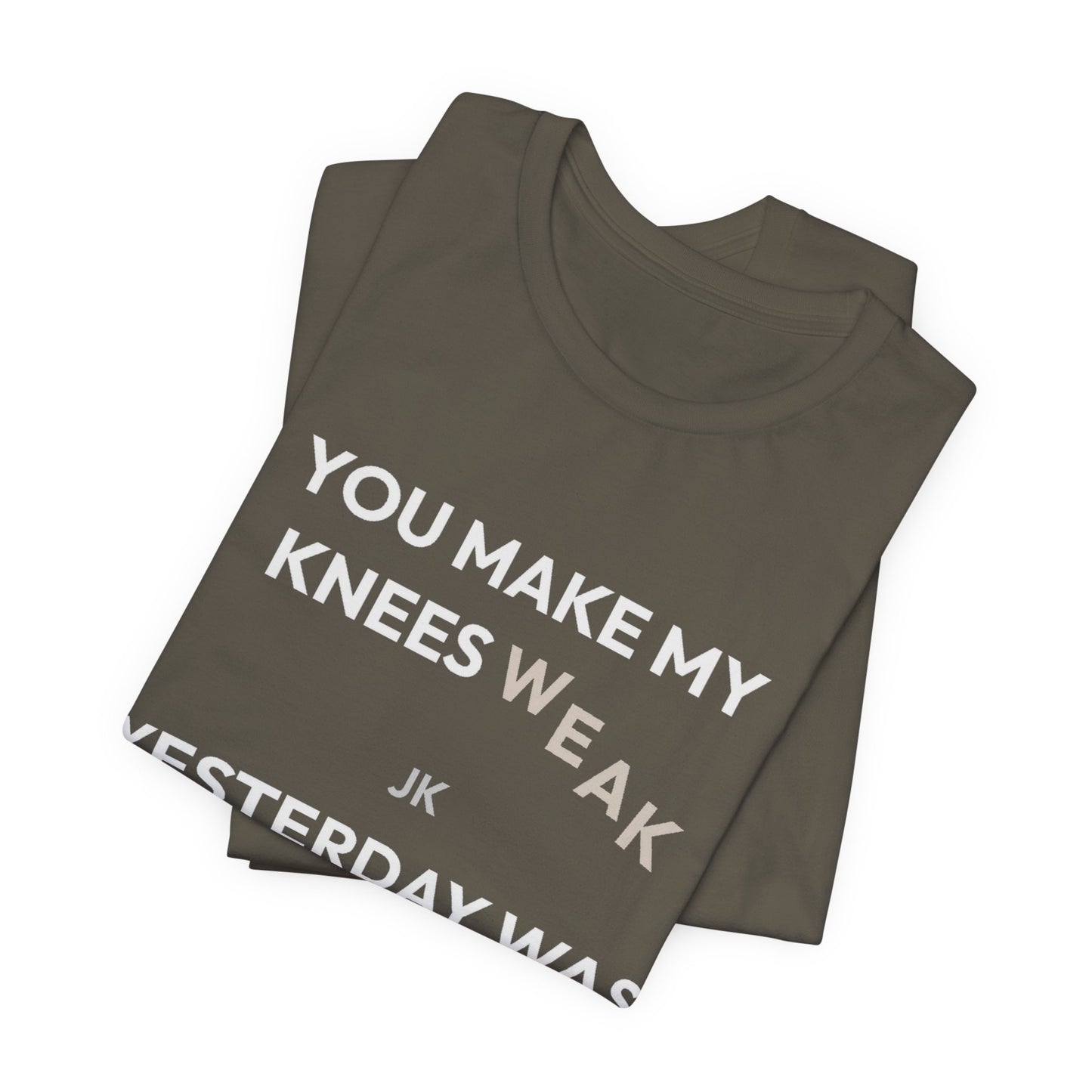 DoD Fitness - Knees Weak Tee