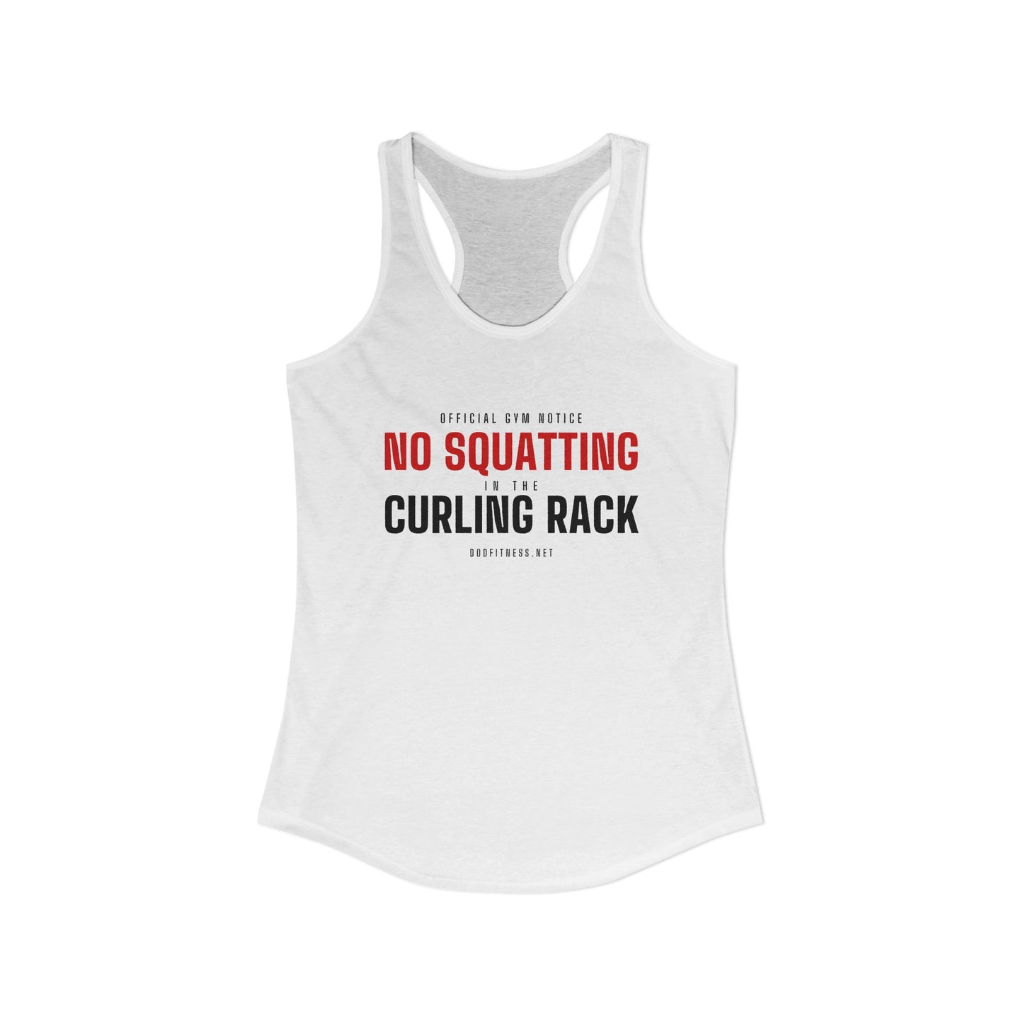 DoD Fitness - Curling Rack Women's Tank