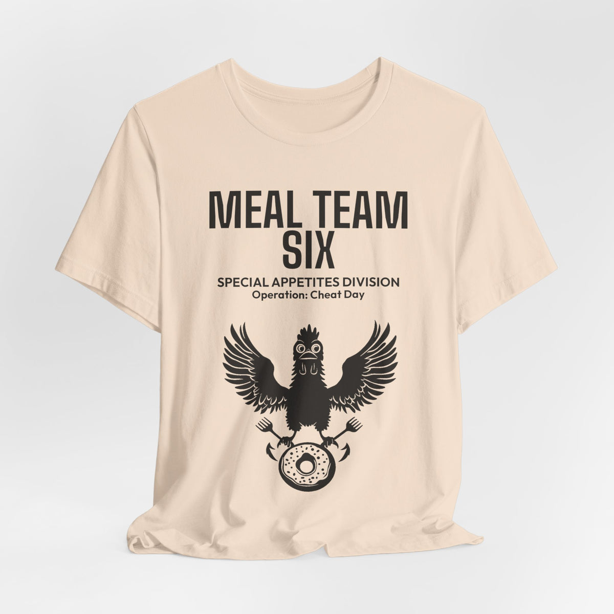 MEAL Team 6 - Operation: Cheat Day men's tee - funny gym shirt by DoD Fitness