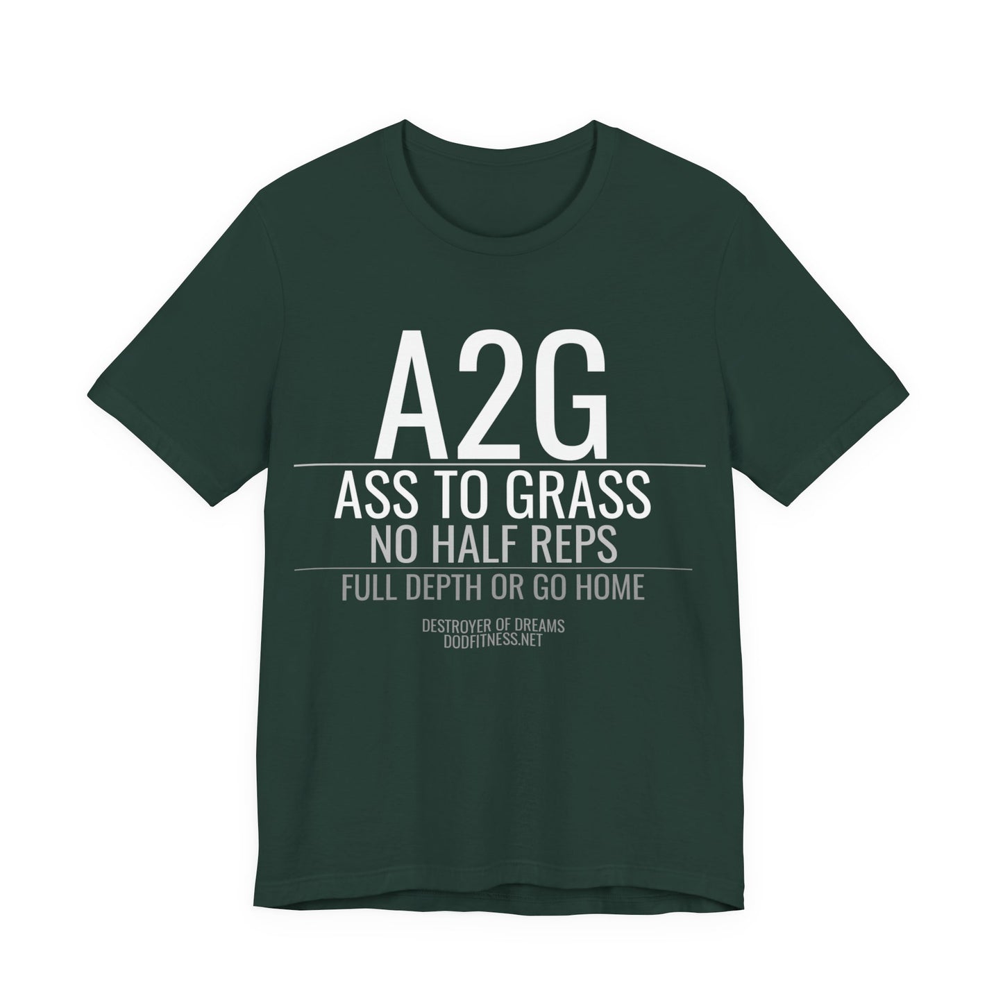 DoD Fitness - A2G - No Half Reps Men's Tee