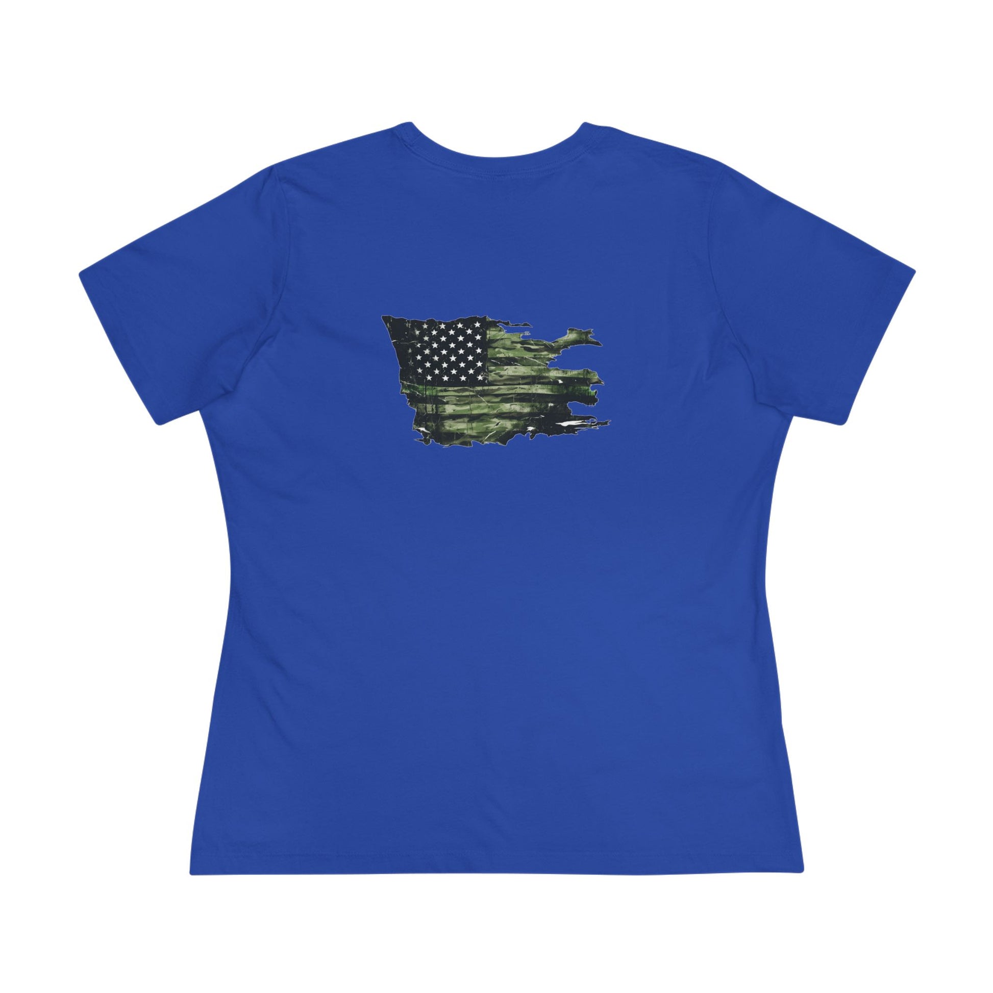 United We Serve - Military women's tee - funny gym shirt by DoD Fitness