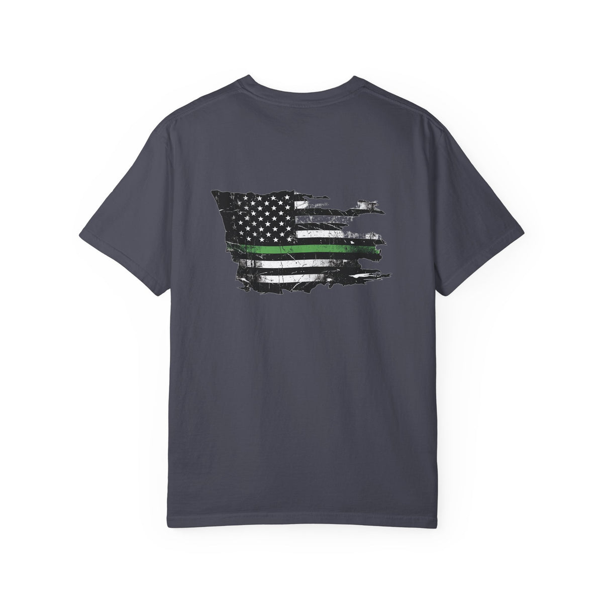 Thin Green Line men's tee - funny gym shirt by DoD Fitness