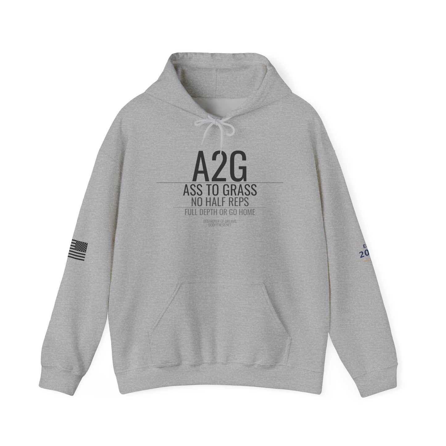 DoD Fitness - A2G - No Half Reps Hoodie