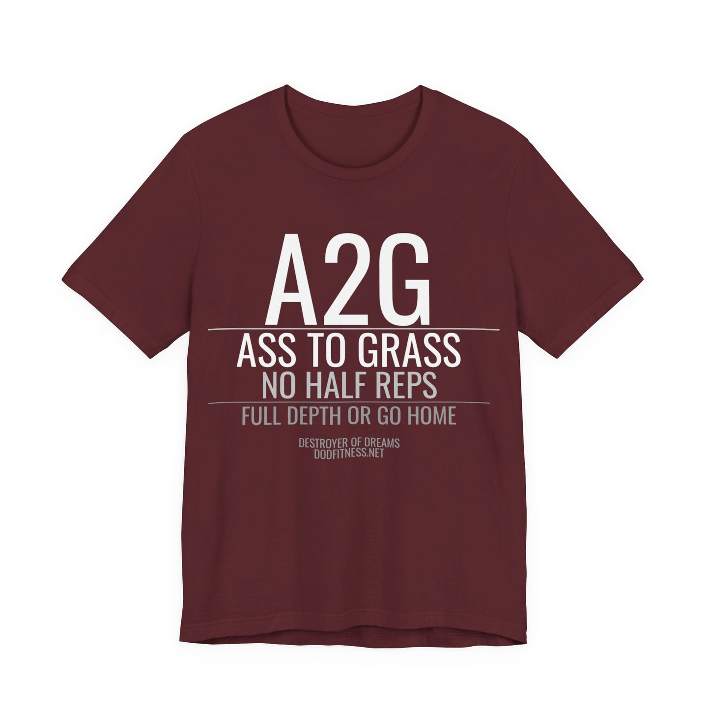 DoD Fitness - A2G - No Half Reps Men's Tee