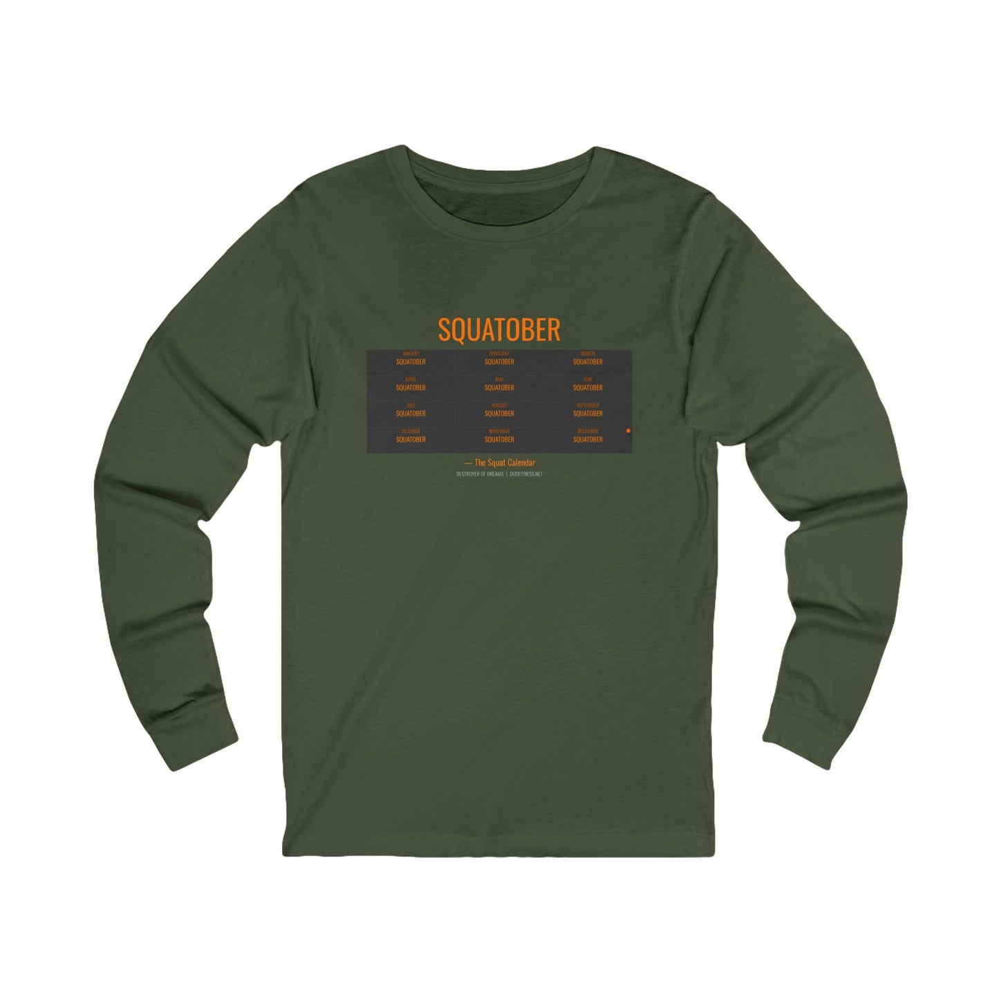 DoD Fitness - Squatober - 31 Days of Excuses LS