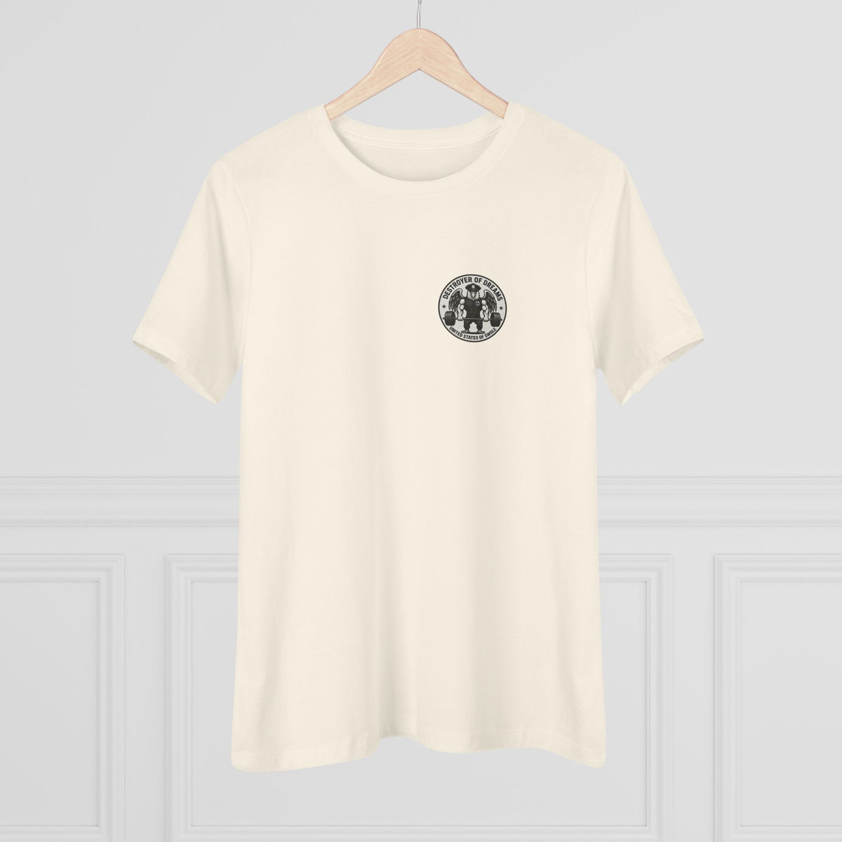 Thin Blue Line women's tee - funny gym shirt by DoD Fitness