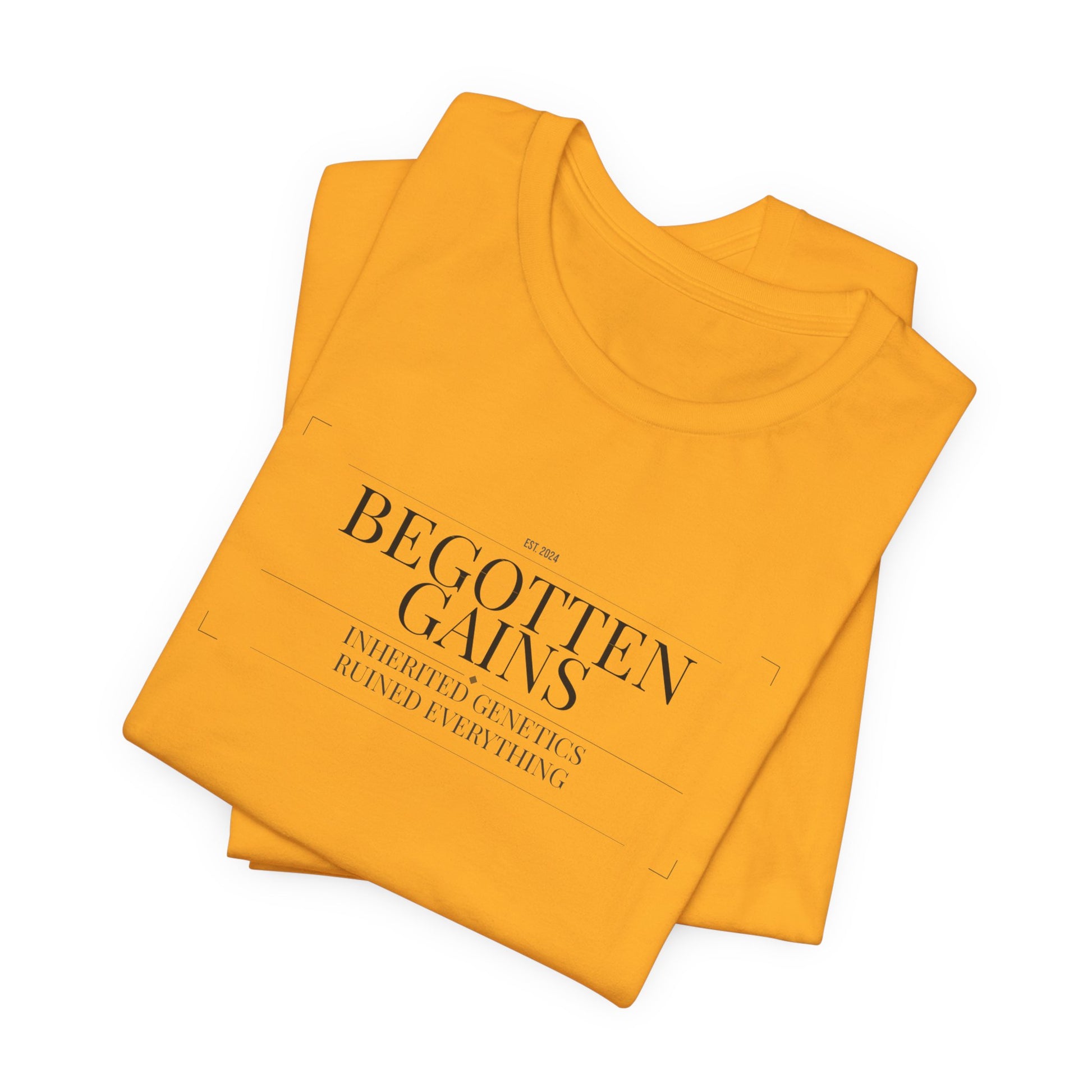 Begotten Gains - Iron Devotion men's tee - funny gym shirt by DoD Fitness