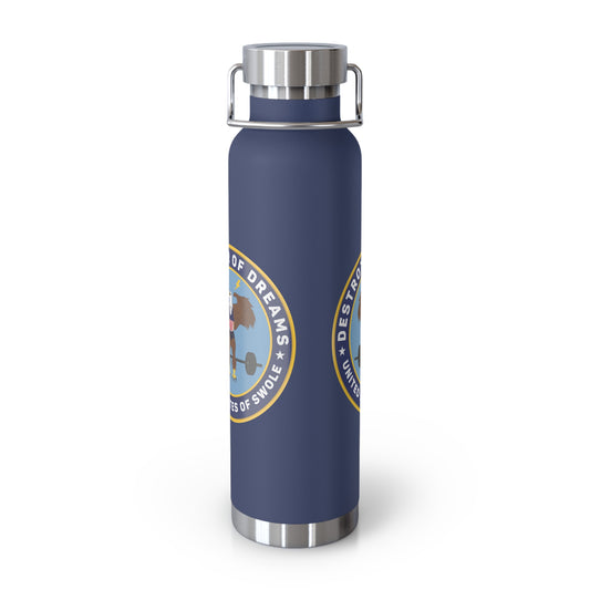 DoD Copper Vacuum Insulated Bottle, 22oz