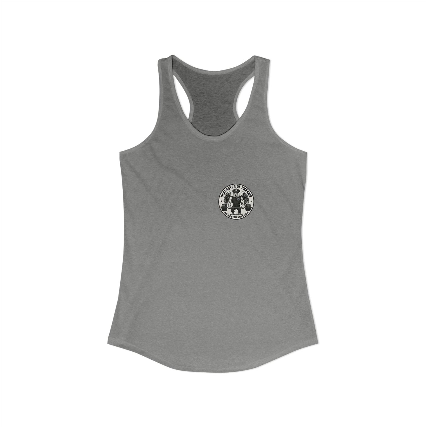 Thin Blue Line women's tank - funny gym shirt by DoD Fitness