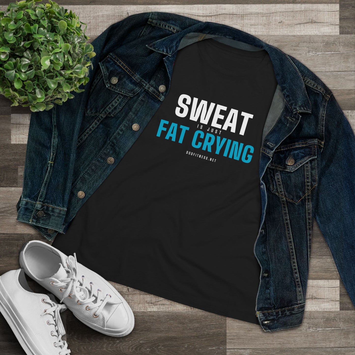 DoD Fitness - Fat Crying Frown Women's Tee
