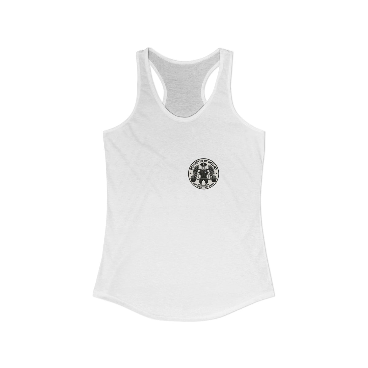 Thin Blue Line women's tank - funny gym shirt by DoD Fitness