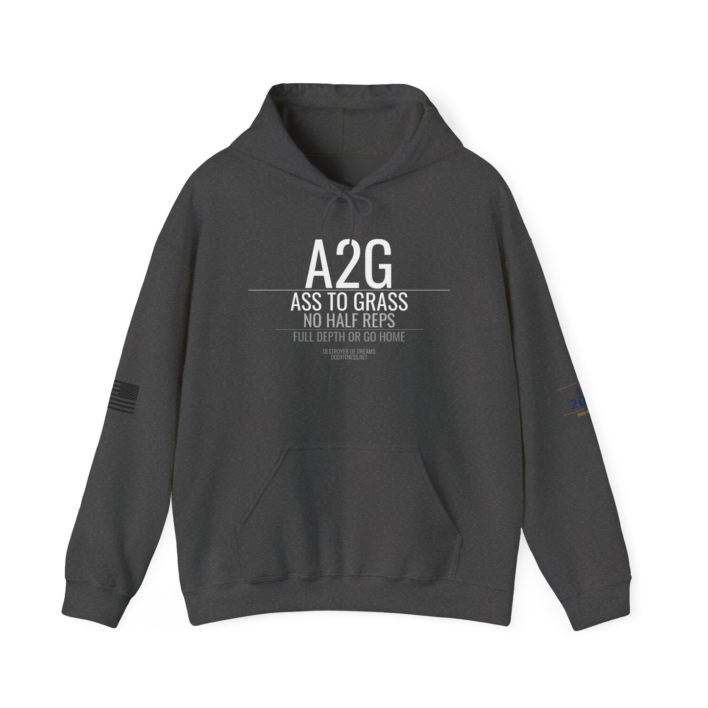 DoD Fitness - A2G - No Half Reps Hoodie