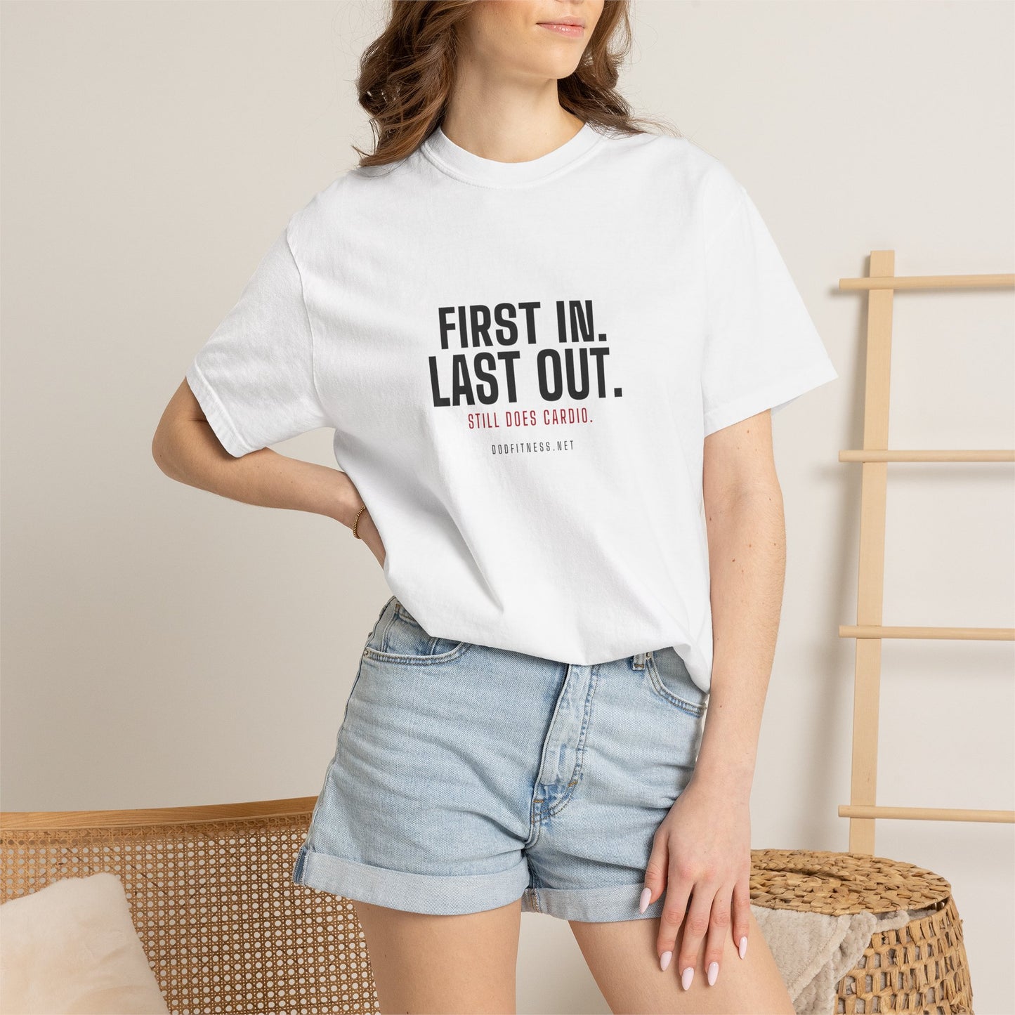 DoD Fitness - First In Last Out Men's Tee