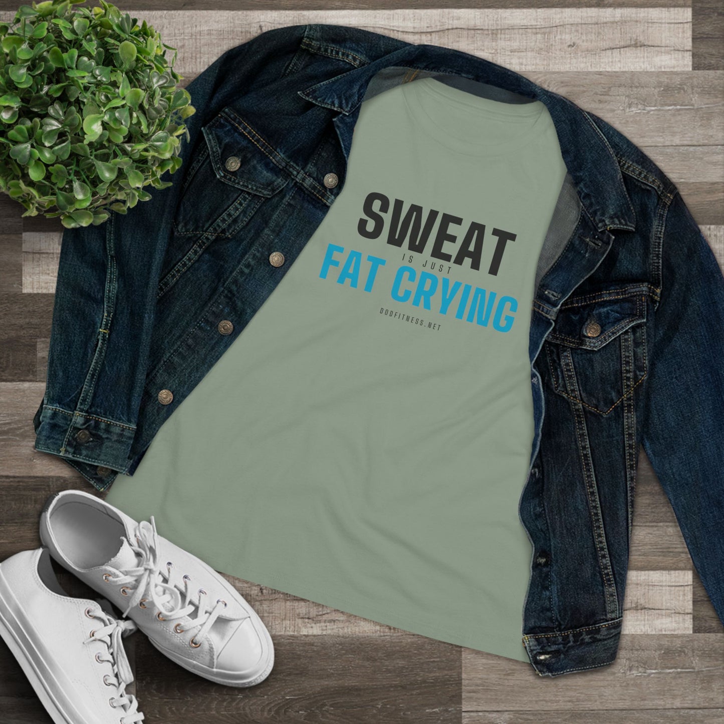 DoD Fitness - Fat Crying Frown Women's Tee