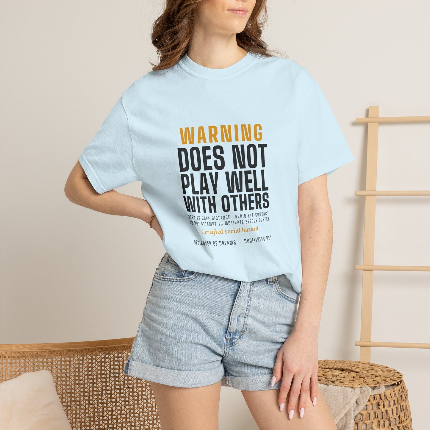DoD Fitness - Warning Label Men's Tee